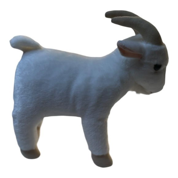 NWT Fiesta White Plush Goat Stuffed Animal - Picture 1 of 6